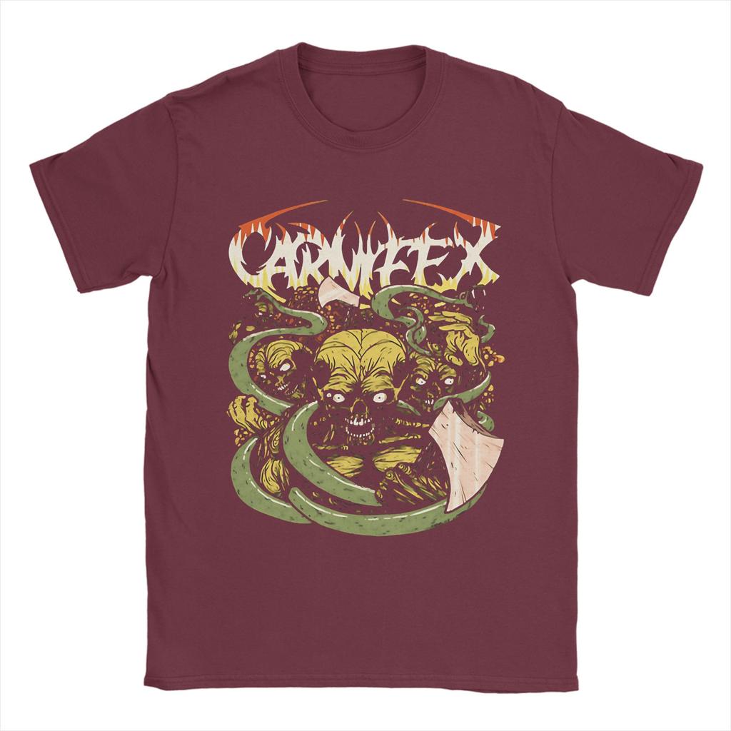 Amazing Carnifex Band T Shirt Summer  100 Cotton T Shirts For Unisexs Harajuku Print Tee Shirt Short Sleeve Vintage Top Tees