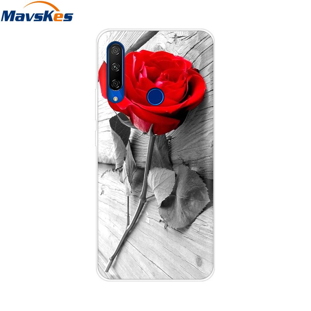 Painted Case For Alcatel 1S 2020 5028Y 5028D Case TPU Soft Silicone Cover Funda For Alcatel 1S 2020 Case Cover Etui Bumper Coque