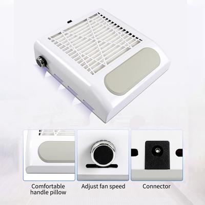 Nail Vacuum Cleaner 80W High Power Dust Extractor For Nail Low Noise Nail Dust Collector Absorber For Gel Nails Polishing Filing