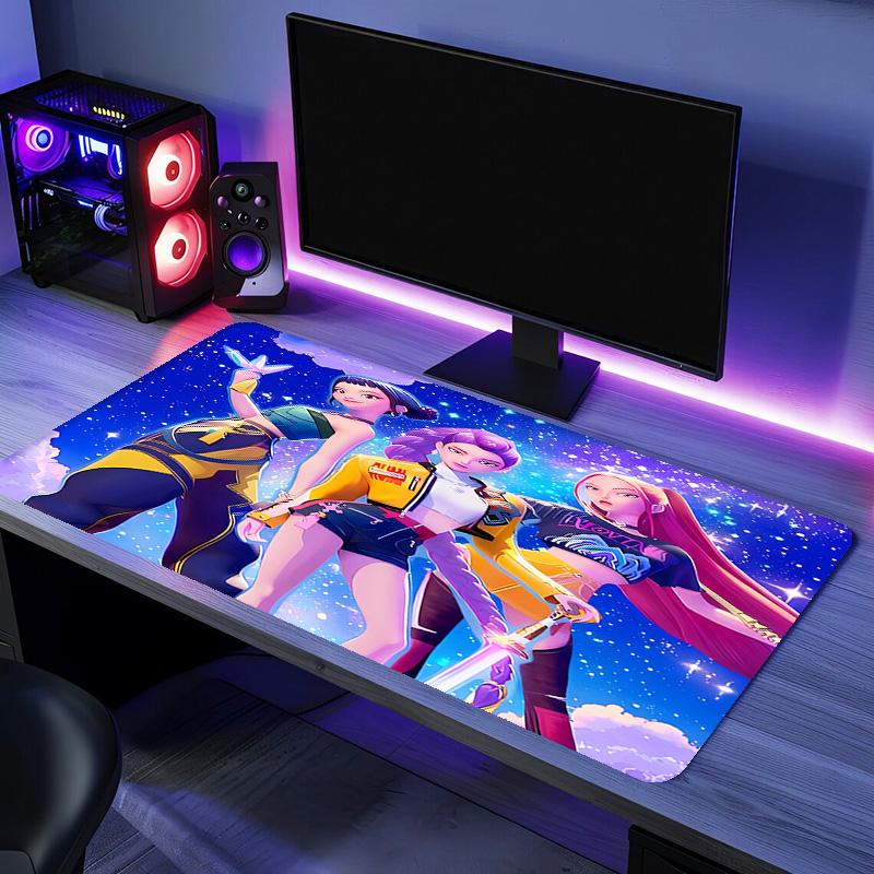 Kpop Hunter1 Mouse Pad - Non-Slip Rubber Base, Smooth Surface for Work,Gaming,Office,And Home Use, Desk Mouse Pad
