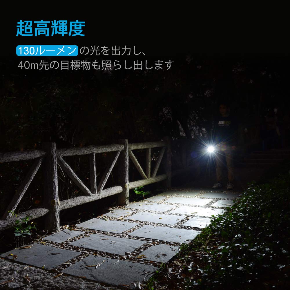 LUMINTOP Keychain LED USB Max 130 4 Hours of 2 IPX8 Shockproof Aluminum Flashlight, Rechargeable, Lumens, Use, Modes, Waterproof, 1.5M (EDC PICO,