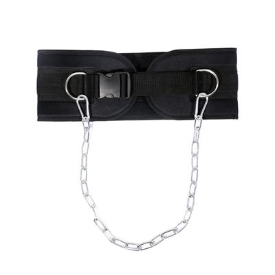 Weightlifting Belt Fitness Sports Equipment Metal Chain Waist Weighted Dipping Pull Belt for Exercises