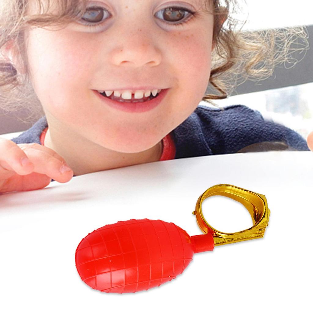 1Pcs Hide Water Spray Magicring Novelty Magic Toy Prank Game Prop Funny Joke Toy Party Favors Gift For Kids Adults Teens