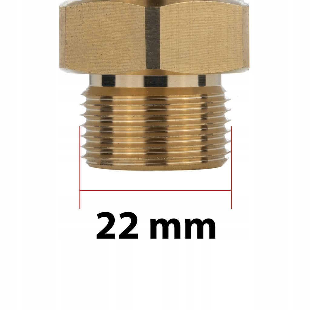 Rosfix Turbodysza Kątowa Rotacyjna 90° – M22x1,5 GW 14mm | Wirujący Strumień TURBO 360° | Do Kostki i Podwozi