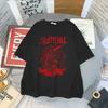 Oversized T-shirt Gothic Dark Men Women T Shirt Graphic Tee Punk Clothes Harajuku Streetwear T Shirt Hip Hop Short Sleeve Tops