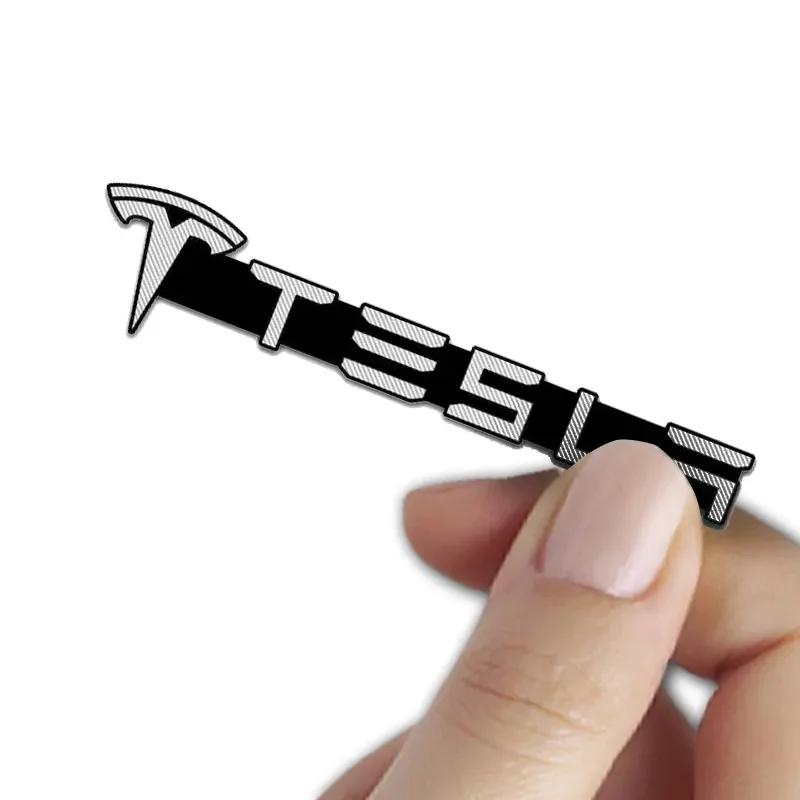 Car Sticker Tesla Aluminum 3D Metal Speaker Audio Stereo Labeling Decorate Sticker Car Styling For Tesla Model 3 Model S Model X