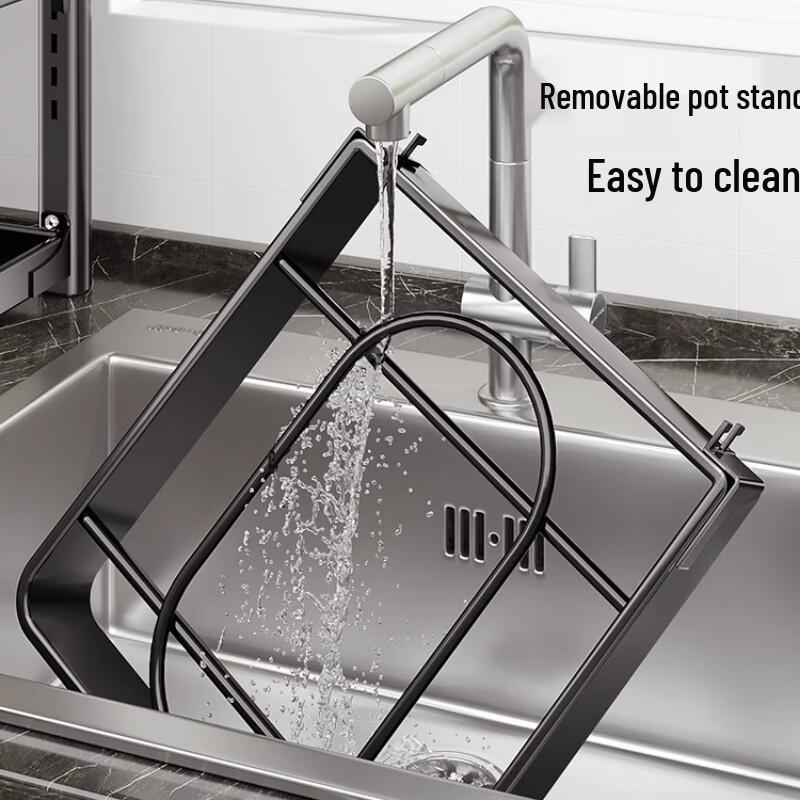 4-Tier Under-Sink Kitchen Pot Storage Rack