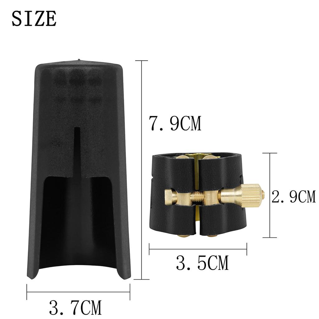 SLADE Clarinet Mouthpiece Cap Metal Buckle Clamp Clip With Adjustable Screws Sax Replacement Woodwind Instrument Part