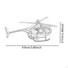 Messing Hubschraubermodell für Luftfahrt-Sammler, Desktop-Ornament für Zuhause/Büro