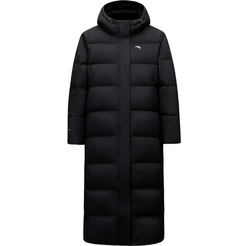Anta Women's Six-Degree Core Long Hooded Goose Down Coat