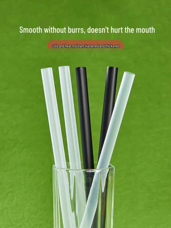 ZISIZ Disposable Thick Boba Tea Straws