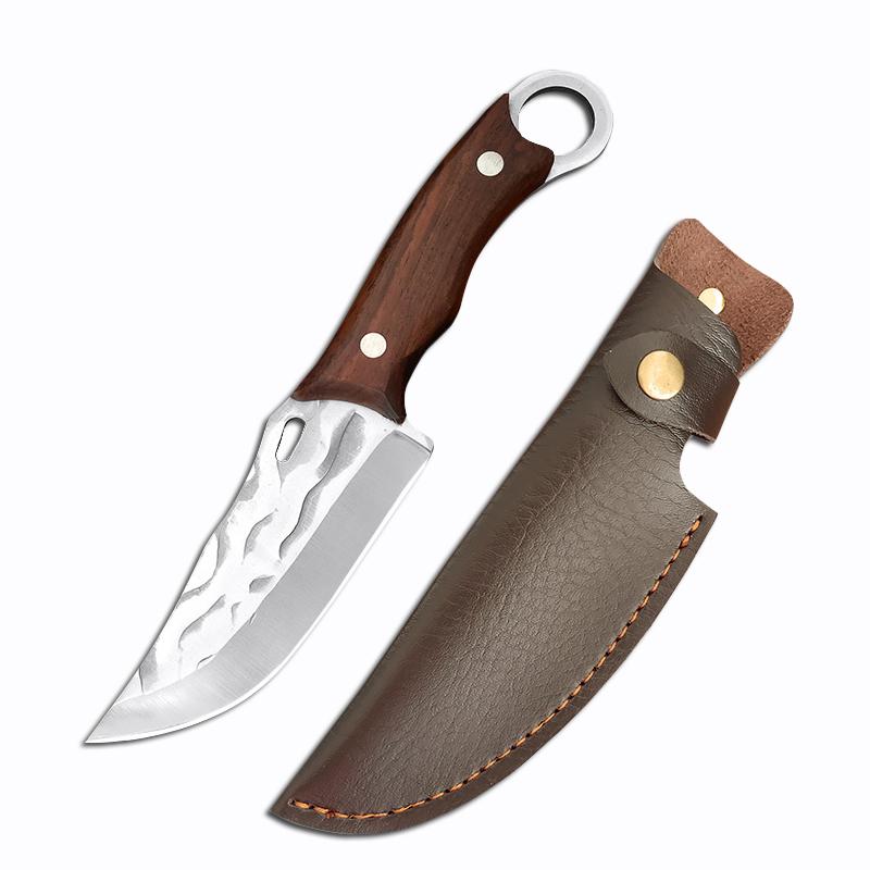 

Кухонный нож из нержавеющей стали, кованый нож для обвалки, острый нож для овощей и мяса, нож для барбекю, карманный нож для рыбалки