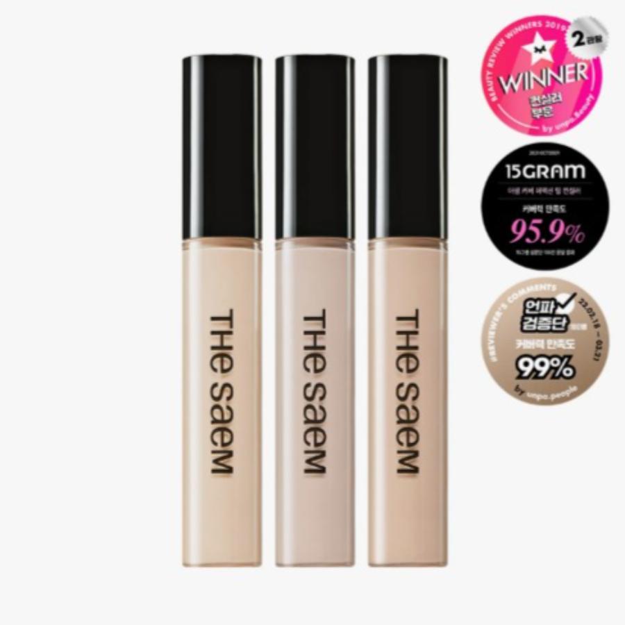 The Saem Cover Perfection Tip Concealer 9.5g (6 Colors)