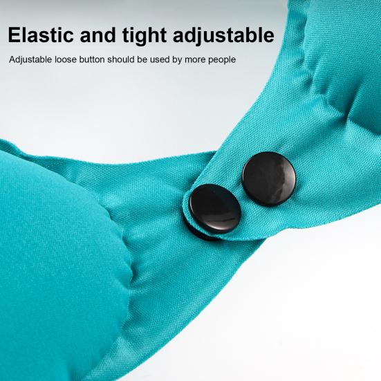 Neck Pillow Waterproof Built-in Pump Fatigue Relief Outdoor Traveling Car Airplane Inflatable Neck Pillow for Daily Use