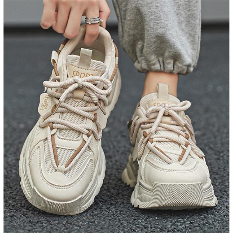 Men's shoes spring and summer breathable ultra-light soft sole non-slip shock absorption student running casual sports shoes