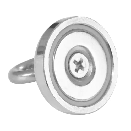 HFS (R) Super Strong Magnetic Hooks, 36mm Diameter, 32kg Vertical Load Capacity, Pack of 4, for Wall Mounting