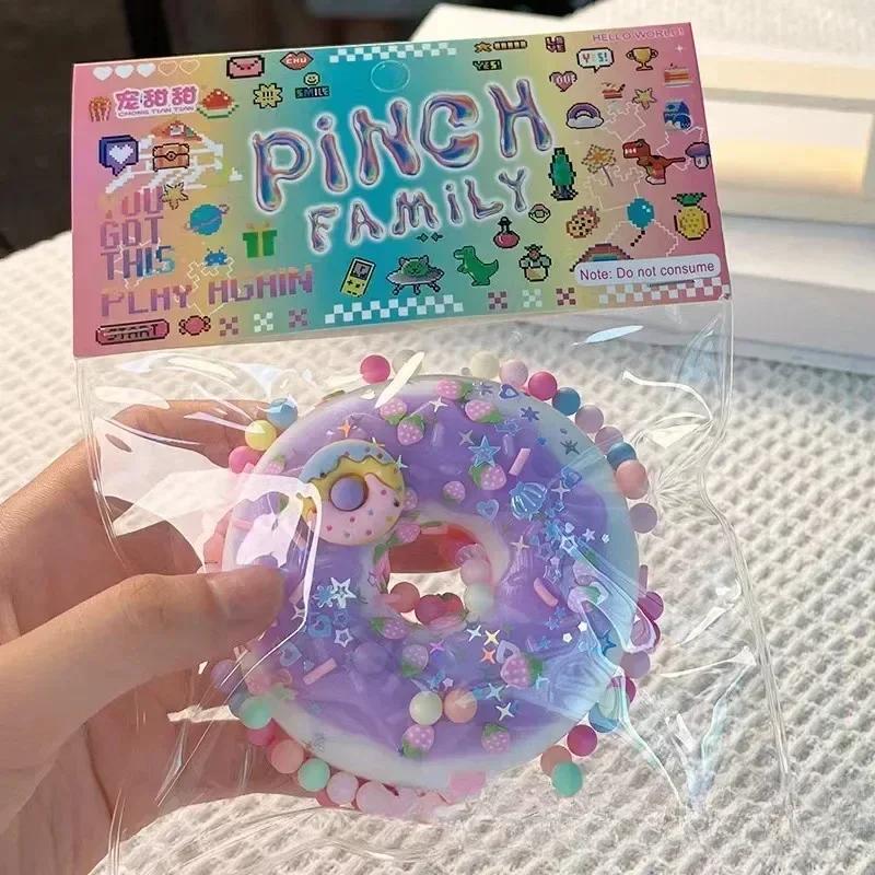 Squeeze Toys Pinching Cake Decompressing Toy Soft Sticky Stress Relief Relax Toys Slow Rebound Toy Stress Release Vent Toys