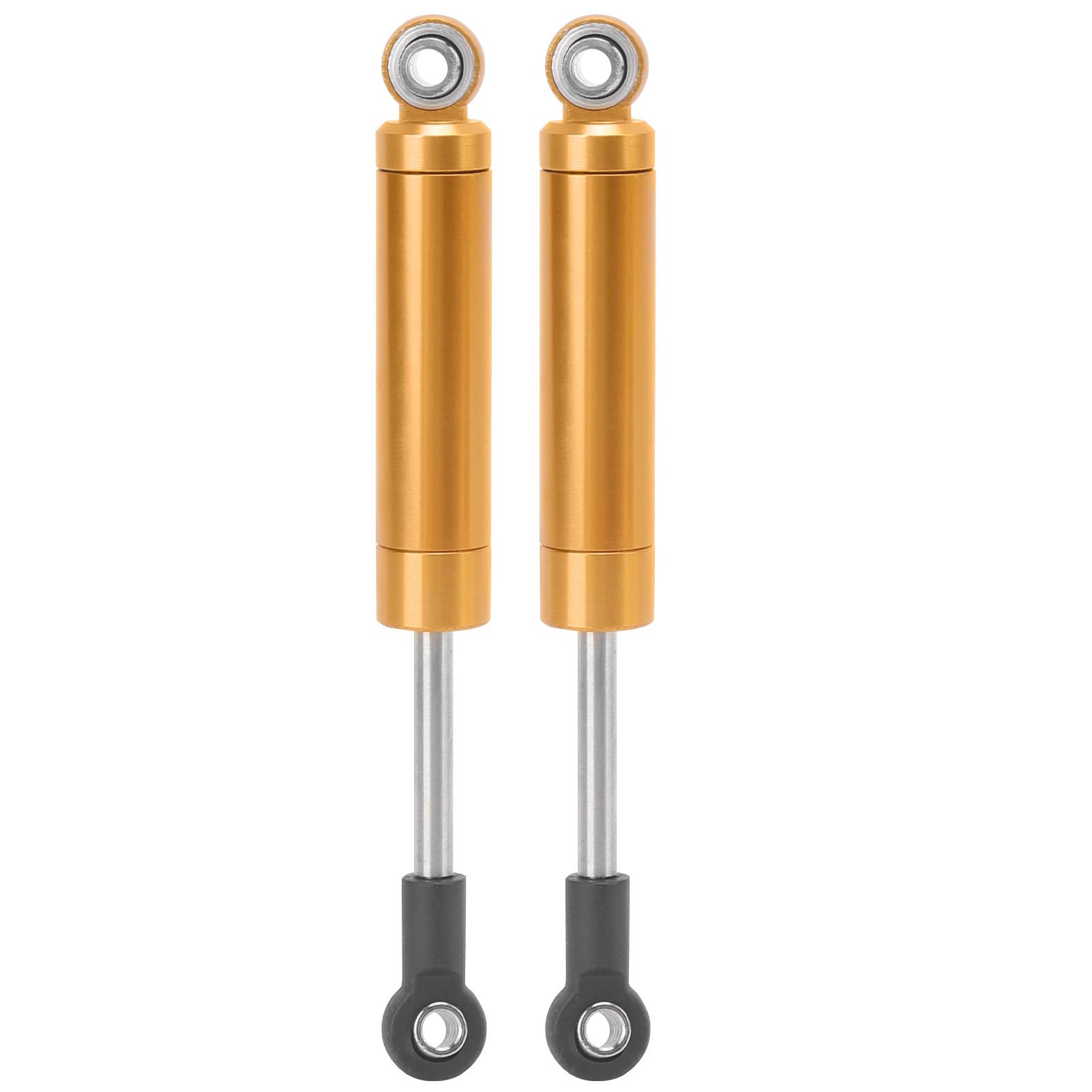 

2Pcs RC 92mm Aluminum Shocks Absorber Internal Spring Dampers for TRAXXAS SLASH 2WD RC CarGold Gold золотий