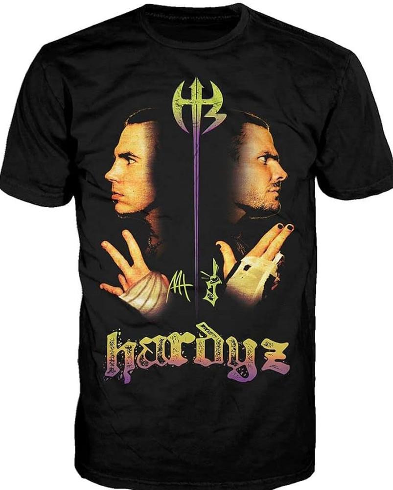 

Men s Hardy Boyz Logo Arts T-Shirt Black short sleeve S to 5Xl Unisex T-Shirt L