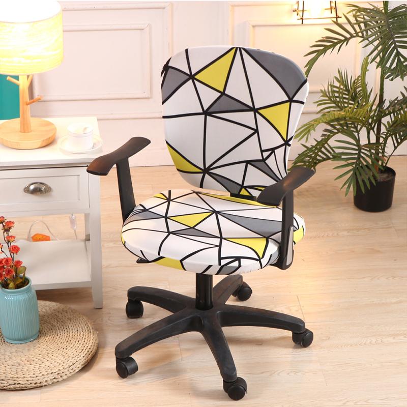 Chair Covers Universal Chair Cover Stretch Office Rotating Chair Slipcovers Cover 40*40cm