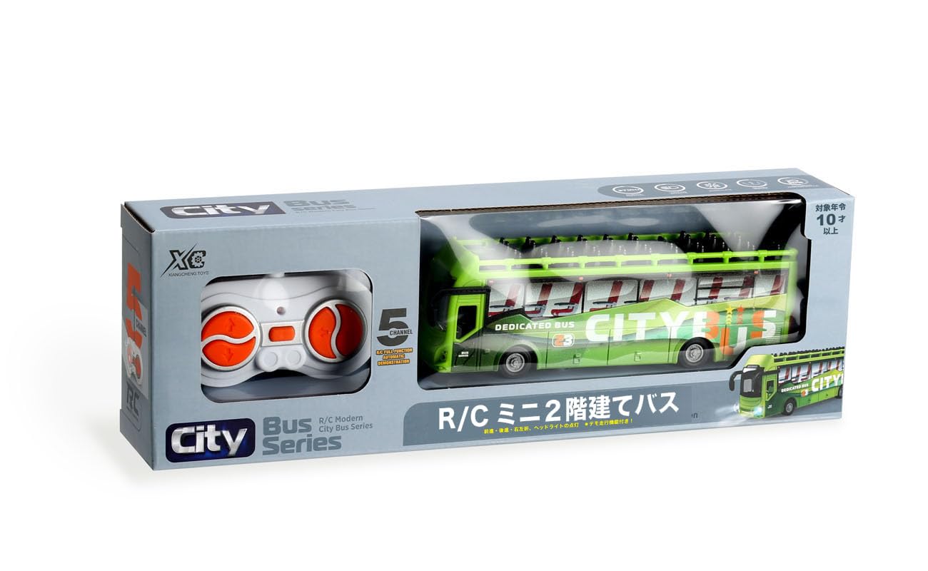 Doyusha 27 МГц Радиоуправляемый Мини-Двухэтажный Автобус (зеленый) Электрический Радиоуправляемый 14486