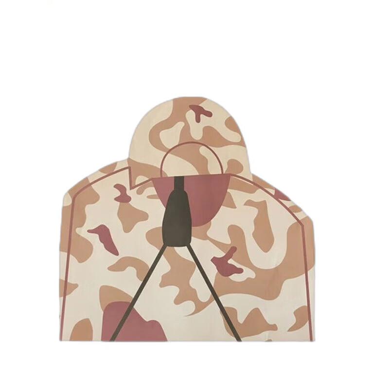 Jingshengxun Desert Camo Torso Target Paper (100 Sheets)