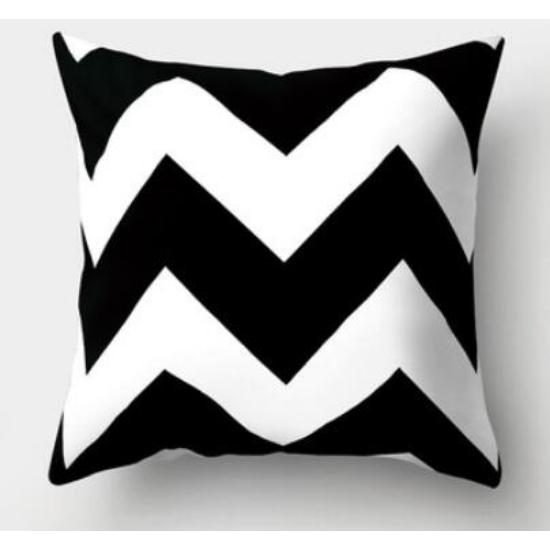 

Подушка Декор Подушки Наволочка Стиль Домашний Декор Черно-Белый Геометрический Декор Спальни Гостиной 40x40cm
