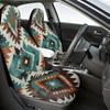 2pcs, Aztec Art Pattern Car Seat Covers, Soft And Easy To Install, Universal Fit For Front Seats, Perfect For Comfortable Drivin