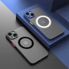 Luxury Magsafe Matte Phone Case For For Iphone 11 12 13 14 15 16 Pro Max Plus Mini Magnetic Bumper Shockproof Transparent Cover