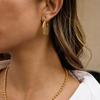 European & American Stainless Steel Earrings: 18K Colorfast Titanium Geometric Jewelry for Women - Light Luxury & Versatile.