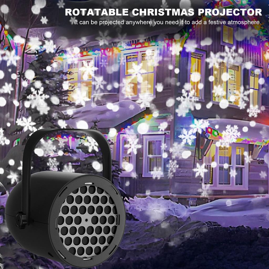 Christmas Projector Lights LED Snowfall Lights Christmas Snowflake Projection Lights for Xmas Holiday Party Decoration