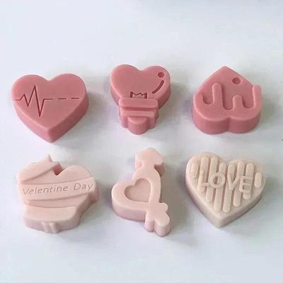 Creative Shape Molds Love Heart Chocolate Silicone Mold Candy Biscuit Mould Love Ice Tray Baking Gift Love Fondant Candle Mold