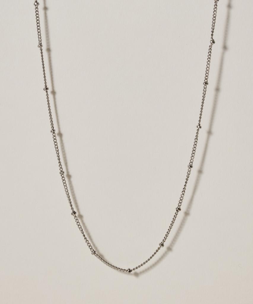 Novice Tokyo Glitter Chain Necklace [Stainless] / Gold