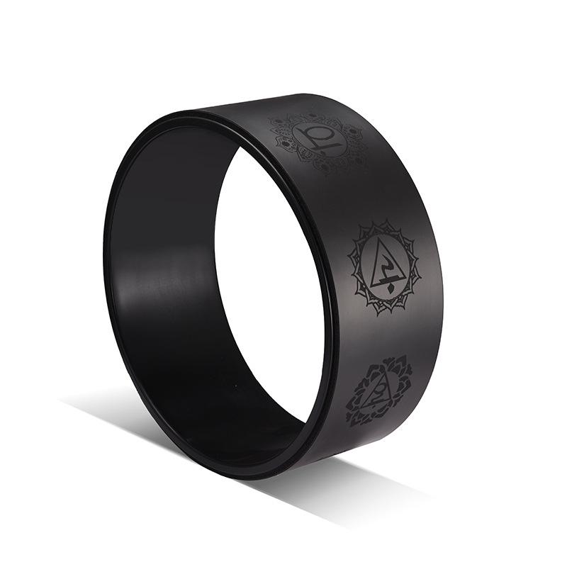 PU Yoga Rad & Pilates Ring für Rückbeugen und Fitness