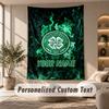 Tapestry Custom Name Text, Wall Hanging Tapestry Home Room DecorCeltic FC