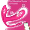 3 In 1 Dildo Vibrator Wearable Panties Dual Motor Stimulate Bluetooth APP G Spot Anal Massager Sex Toys for Women Couple Adult