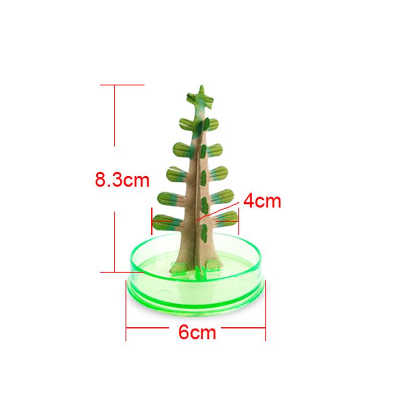 Mini Crystallized Christmas Tree Interesting Romantic Growing Blossoming Christmas Tree 2024 Kids Children Funny Gifts Handmade