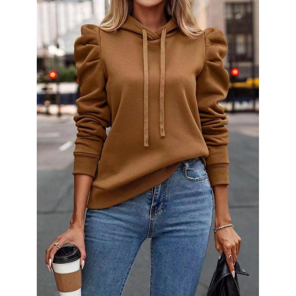 Women Autumn Casual Long-Sleeved Hooded Short Sweater Jacket Women Fashion Zipper Sports Hoodies Y2K Sweatshirt