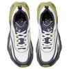 Under Armour Halo Racer Blu Navy Lavato Tonalità Gialla Sneakers da Donna Bianco Grigio Distante 6007641-403