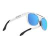 RUDYPROJECT Sonnenbrille SPINAIR 59 Kristall Glänzend Laser Blau Glas Rahmen/Multi SP593996-0000