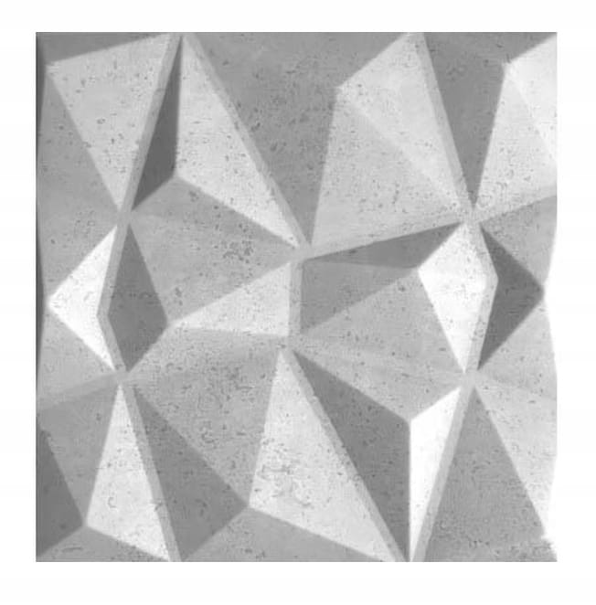 Decorative Wall Panels Gray 50x50 Cm, Pack of 8