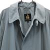 Lanvin 90s Made In Italy Old Stainless Collar Coat 46 Blue Gray Men's Used