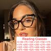 TR90 Anti Blue Light Oversized Cat Eye Reading Glasses Women Ultralight Acetate Computer Eyewear Optical Presbyopia Glasses +1.5
