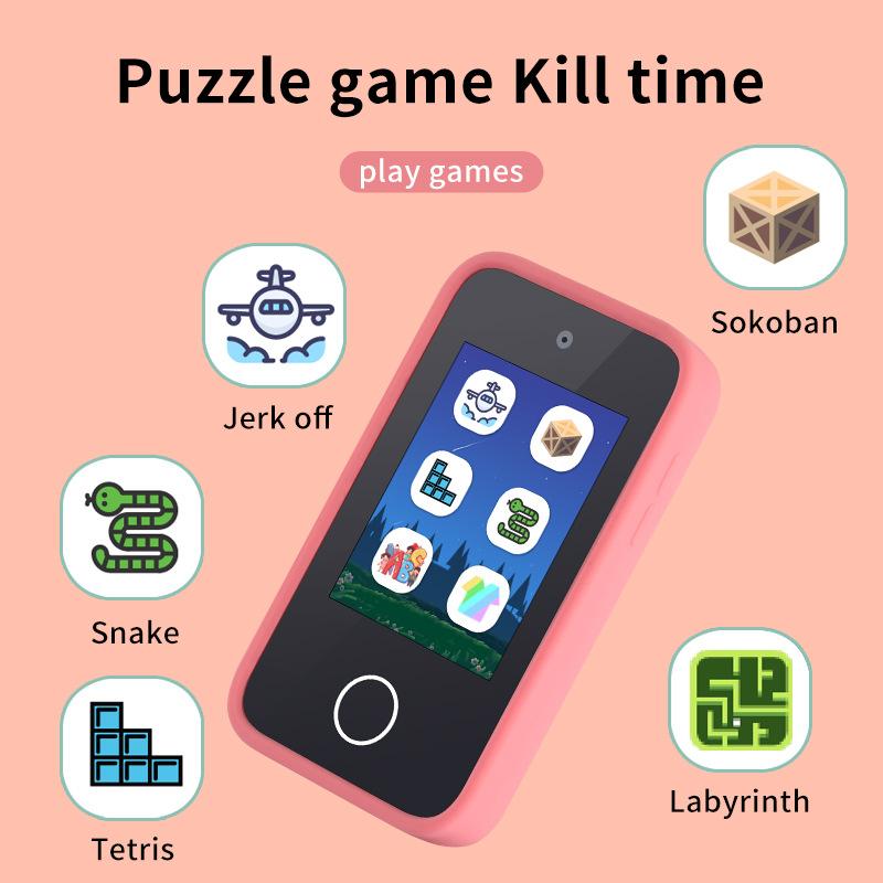 Cameră pentru copii cu ecran tactil, Poate face fotografii și video Jucării pentru studenți, Cameră digitală pentru telefon mobil