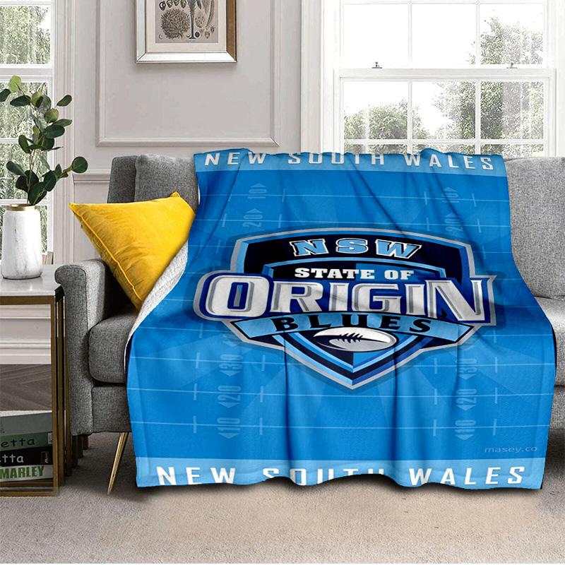 Nk Osijek Crest Design Blanket Suitable for Sofas, Beds, Offices, And Camping - Perfect Gift for Halloween Christmas