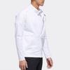 Adidas Comfortable Logo Stand Collar Long Sleeve Jacket Men Jacket White FJ3841
