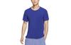 T Shirts Men's Blue Crew Neck Moderate Straight Fit BV4035-455