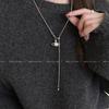 2025 European & American Saturn Pearl Pendant Necklace: Women's Luxury Autumn/Winter Sweater Chain Accessory