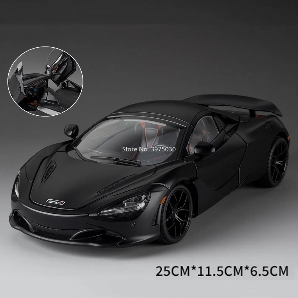 1:18 Apollo EVO 720S Toy Cars Models Alloy Diecast Light Music Miniature Supercar Wheel Steering Vehicle for Children Best Gifts