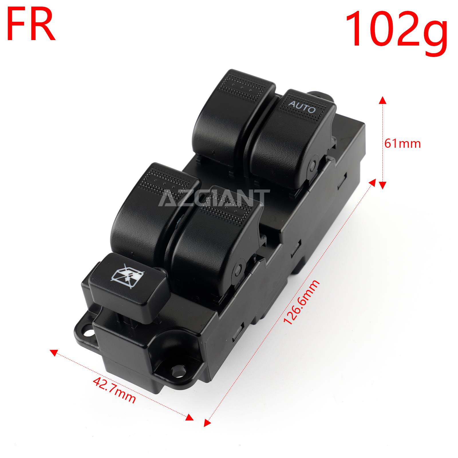 

Power Window Regulator Master Control Switch 11+4 P for Mazda Familia 1998-2003 B27A-66-350 Front Right Car Accessories 1pc Front Right